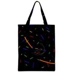 Colorful Beauty Zipper Classic Tote Bag