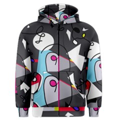 Abstract Bird Men s Zipper Hoodie by Moma