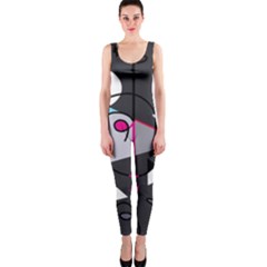 Abstract Bird Onepiece Catsuit by Moma