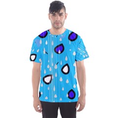 Rainy Day - Blue Men s Sport Mesh Tee