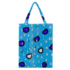 Rainy Day - Blue Classic Tote Bag