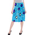 Rainy day - blue Midi Beach Skirt View1