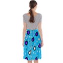 Rainy day - blue Midi Beach Skirt View2