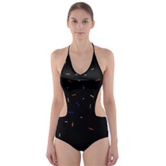 Night Cut-out One Piece Swimsuit by Moma