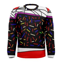 Color Tv Men s Long Sleeve Tee