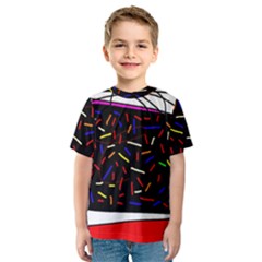 Color Tv Kids  Sport Mesh Tee