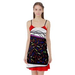 Color Tv Satin Night Slip by Moma