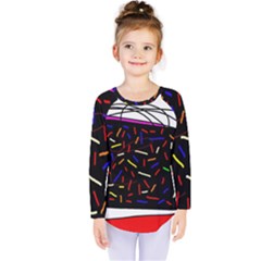 Color Tv Kids  Long Sleeve Tee