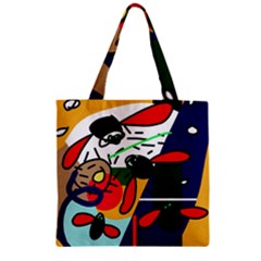 Fly, Fly Zipper Grocery Tote Bag