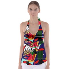 Fly, Fly Babydoll Tankini Top by Moma