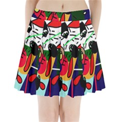 Fly, Fly Pleated Mini Skirt