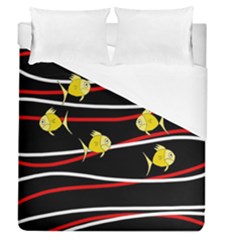 Five Yellow Fish Duvet Cover (queen Size)