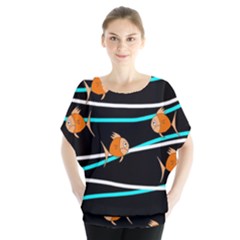 Five Orange Fish Blouse