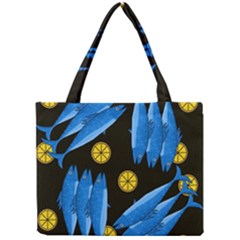 Mackerel Meal Mini Tote Bag by Valentinaart