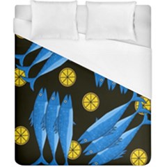 Mackerel Meal Duvet Cover (california King Size)