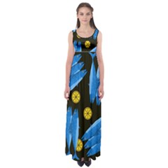 Mackerel Meal Empire Waist Maxi Dress by Valentinaart