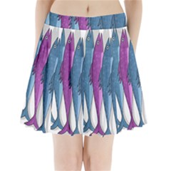 Mackerel Miltary Pleated Mini Skirt by Valentinaart