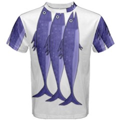 Mackerel  - Purple Men s Cotton Tee