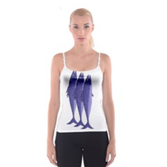 Mackerel  - Purple Spaghetti Strap Top