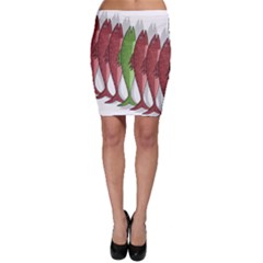 Mackerel Military 2 Bodycon Skirt by Valentinaart