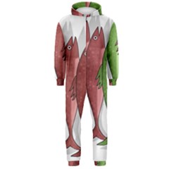 Mackerel Military 2 Hooded Jumpsuit (men) 