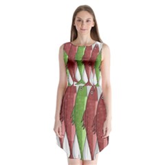 Mackerel Military 2 Sleeveless Chiffon Dress  