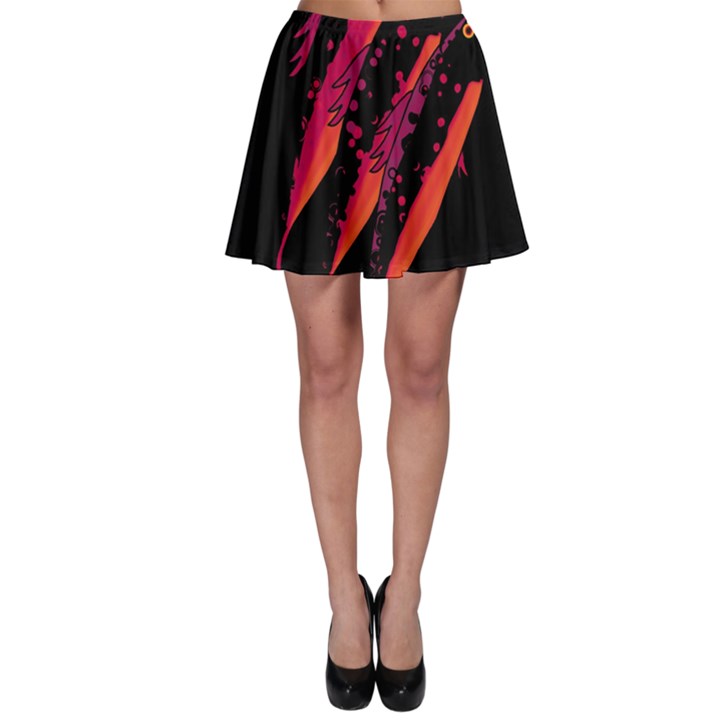 Red fish Skater Skirt