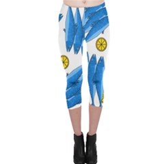 Mackerel Meal 2 Capri Leggings  by Valentinaart