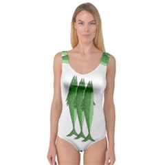 Mackerel - Green Princess Tank Leotard 