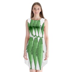 Mackerel - Green Sleeveless Chiffon Dress  