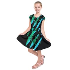 Green Fish Kids  Short Sleeve Dress by Valentinaart