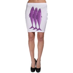 Mackerel - Magenta Bodycon Skirt