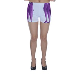 Mackerel - Magenta Skinny Shorts