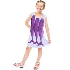 Mackerel - Magenta Kids  Tunic Dress