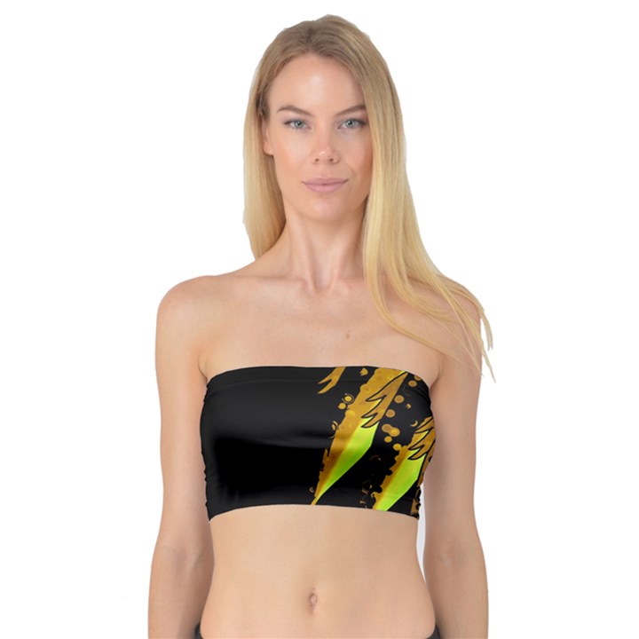 Yellow fish Bandeau Top