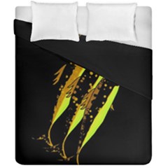 Yellow Fish Duvet Cover Double Side (california King Size)