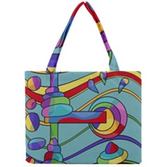 Abstract Machine Mini Tote Bag by Valentinaart