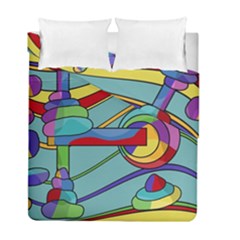 Abstract Machine Duvet Cover Double Side (full/ Double Size)