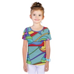 Abstract Machine Kids  One Piece Tee