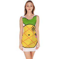 Kawaii Pineapple Sleeveless Bodycon Dress