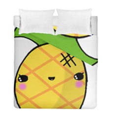 Kawaii Pineapple Duvet Cover Double Side (full/ Double Size)