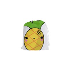 Kawaii Pineapple Drawstring Pouches (xs) 