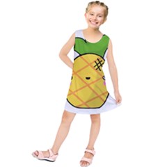 Kawaii Pineapple Kids  Tunic Dress