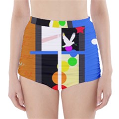 Anarchy  High-waisted Bikini Bottoms