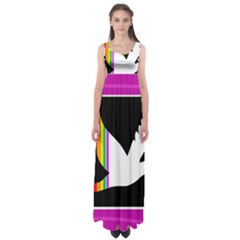 Bird Empire Waist Maxi Dress by Valentinaart