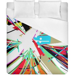 Colorful Big Bang Duvet Cover (california King Size)