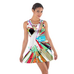 Colorful Big Bang Cotton Racerback Dress