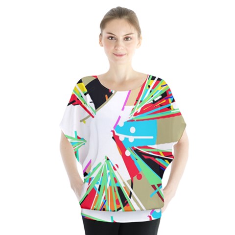 Colorful Big Bang Blouse by Valentinaart