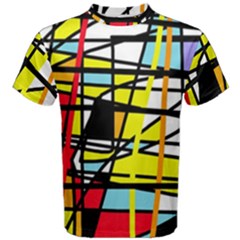 Casual Abstraction Men s Cotton Tee