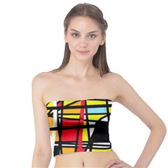 Casual Abstraction Tube Top